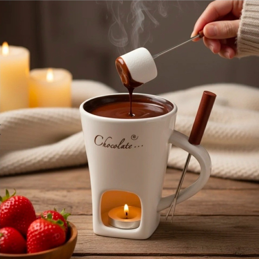 Fonduwie ™ Ceramic Fondue Mug