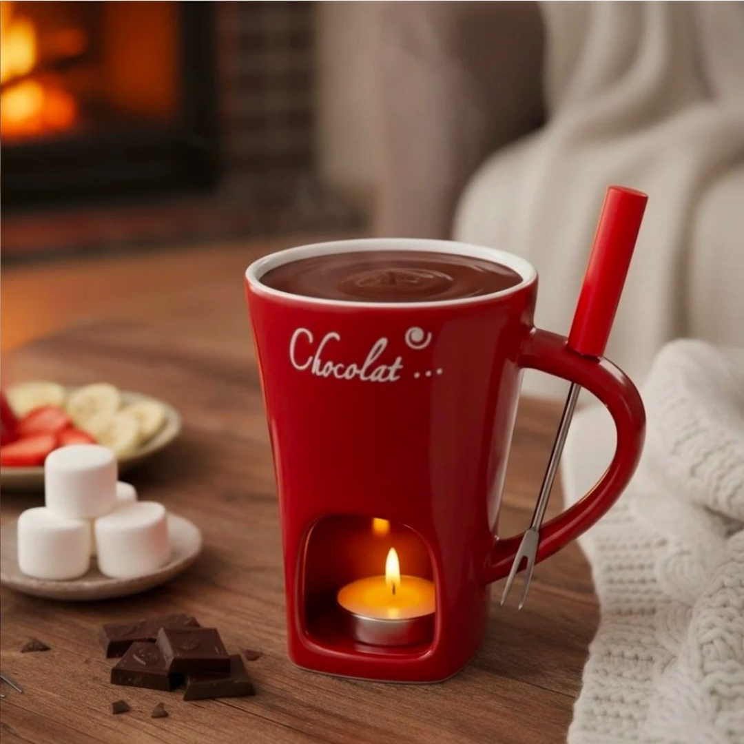 Fonduwie ™ Ceramic Fondue Mug